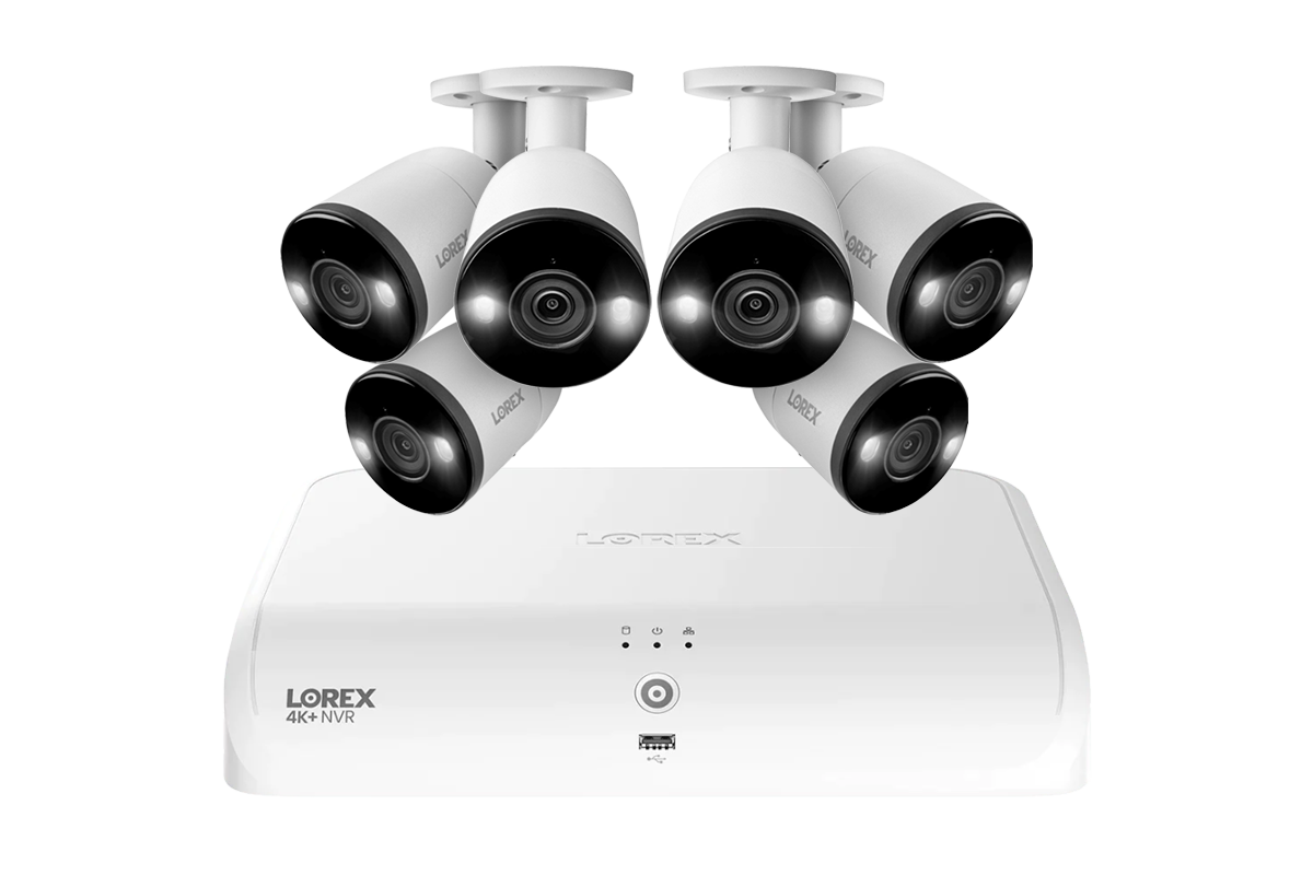 Lorex Fusion Series 4K+ 16 Channel (8 Wired + 8 Fusion Wi-Fi) 2TB Wired System with H13 Wired 4K IP Bullet Cameras