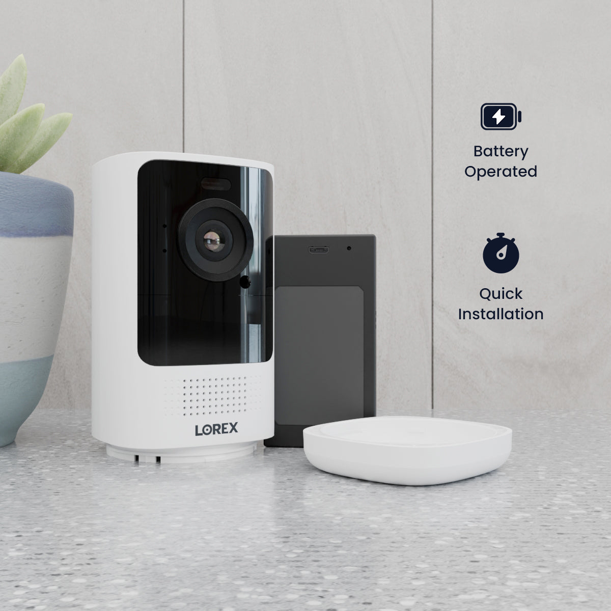 Lorex 4K Spotlight Battery Wi-Fi Security Camera - Open Box