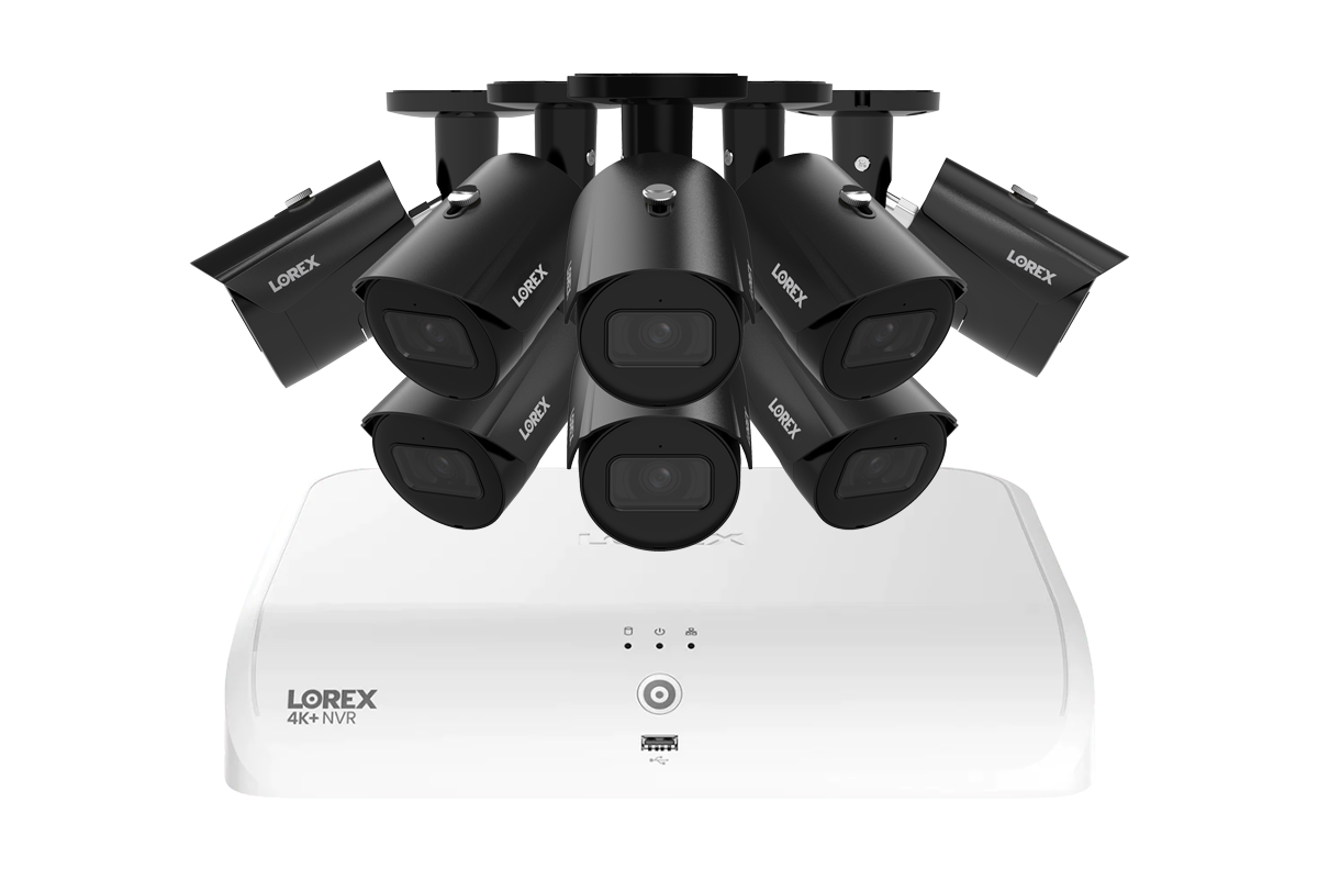 Lorex Fusion Series 4K+ 16 Channel (8 Wired + 8 Fusion Wi-Fi) 2TB Wired System with A14 Wired 4K IP Bullet Cameras