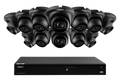 Lorex Fusion Series 4K 16 Camera Capable (Wired or Fusion Wi-Fi) 4TB Wired NVR System with A14 IP Turret Cameras