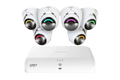 Lorex 4K+ 12MP 16 Camera Capable (8 Wired + 8 Fusion Wi-Fi ) 2TB Wired NVR System with H30 IP Turret Cameras