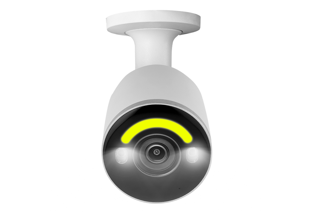 Lorex 4K IP Wired Bullet Security Camera with Smart Security Lighting and Smart Motion Detection