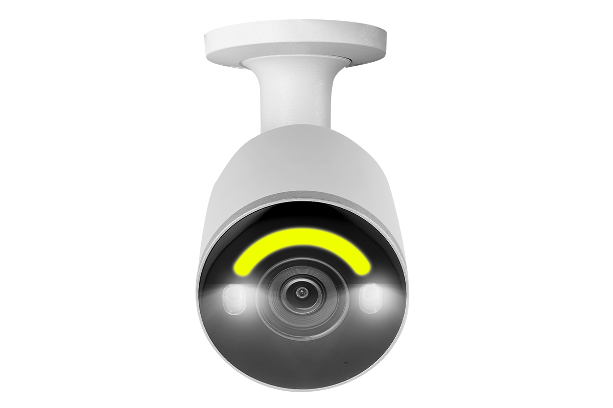 Lorex 4K IP Wired Bullet Security Camera with Smart Security Lighting and Smart Motion Detection