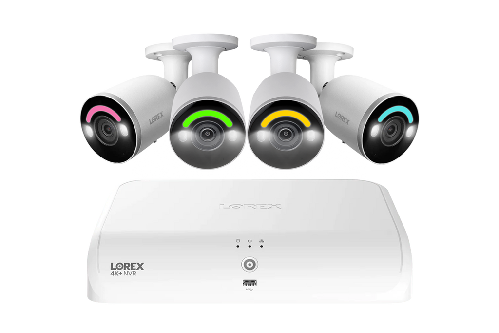 Lorex Fusion Series 4K 16 Channel (8 Wired + 8 Fusion Wi-Fi) 2TB Wired System with H12 Wired 4K IP Bullet Cameras