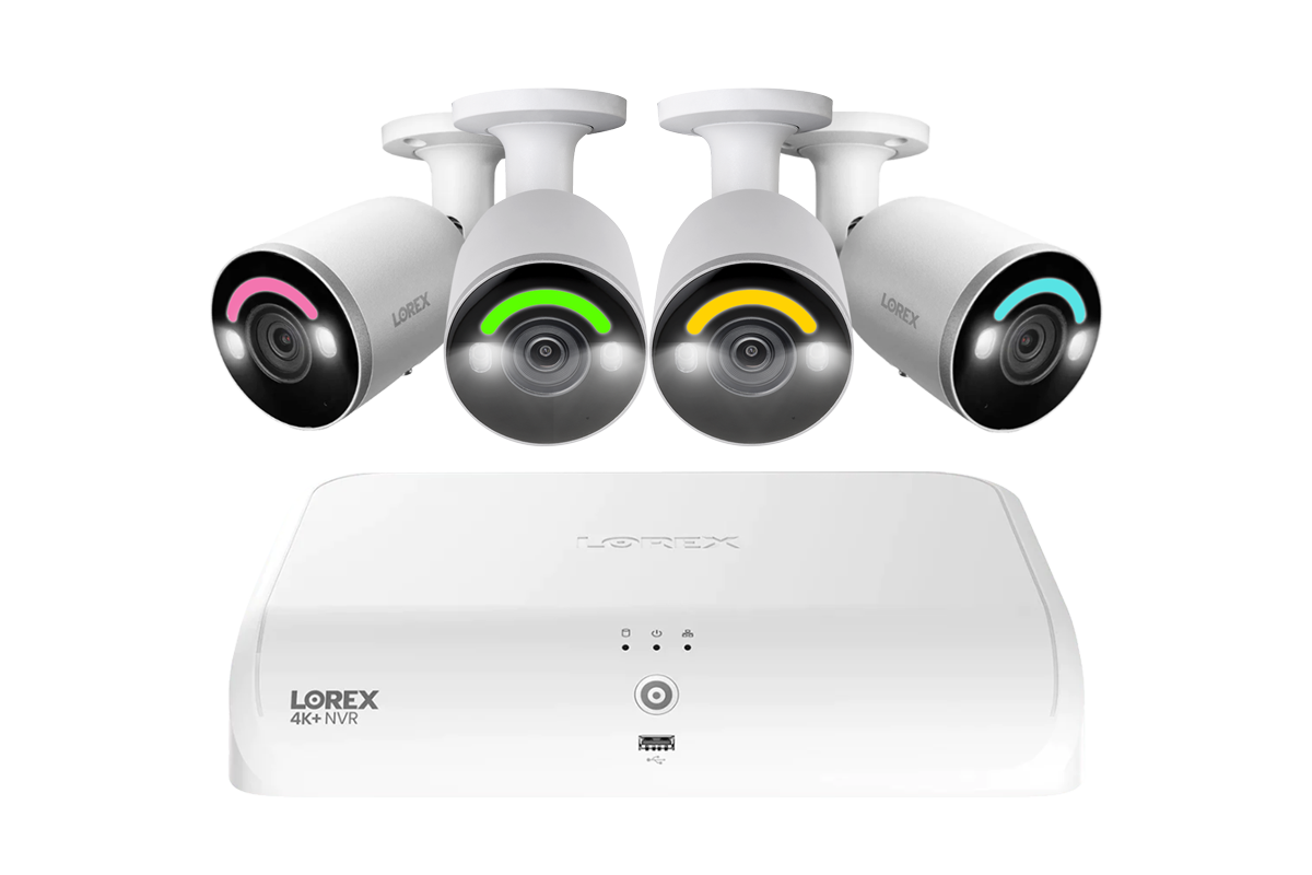 Lorex Fusion Series 4K 16 Channel (8 Wired + 8 Fusion Wi-Fi) 2TB Wired System with H12 Wired 4K IP Bullet Cameras