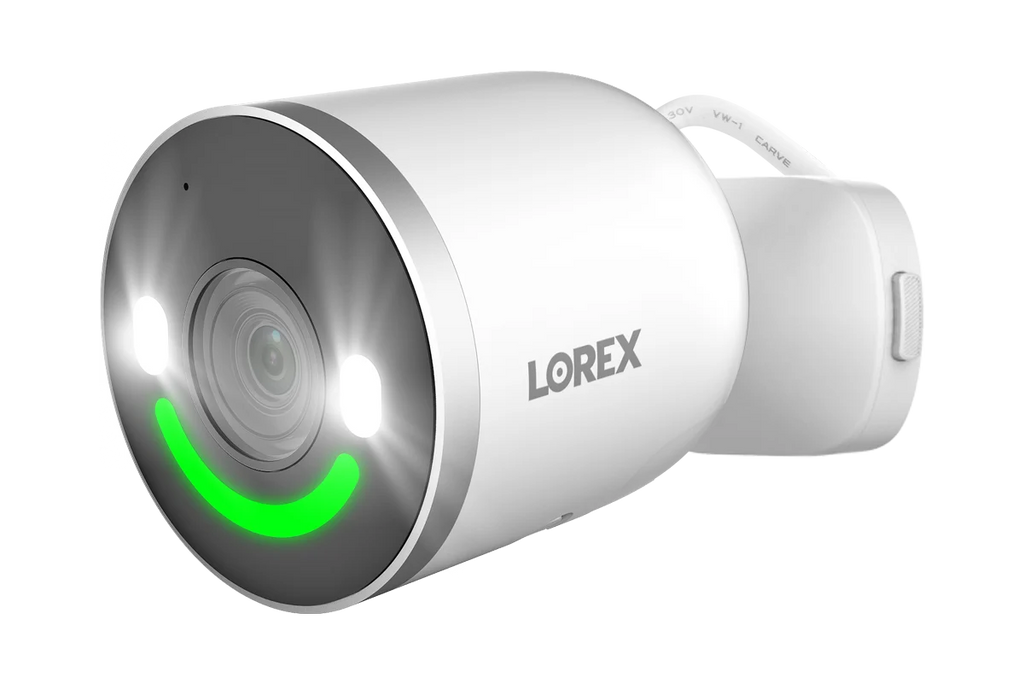 Lorex 4K Spotlight Indoor/Outdoor Wi-Fi 6 Security Camera with Smart Security Lighting