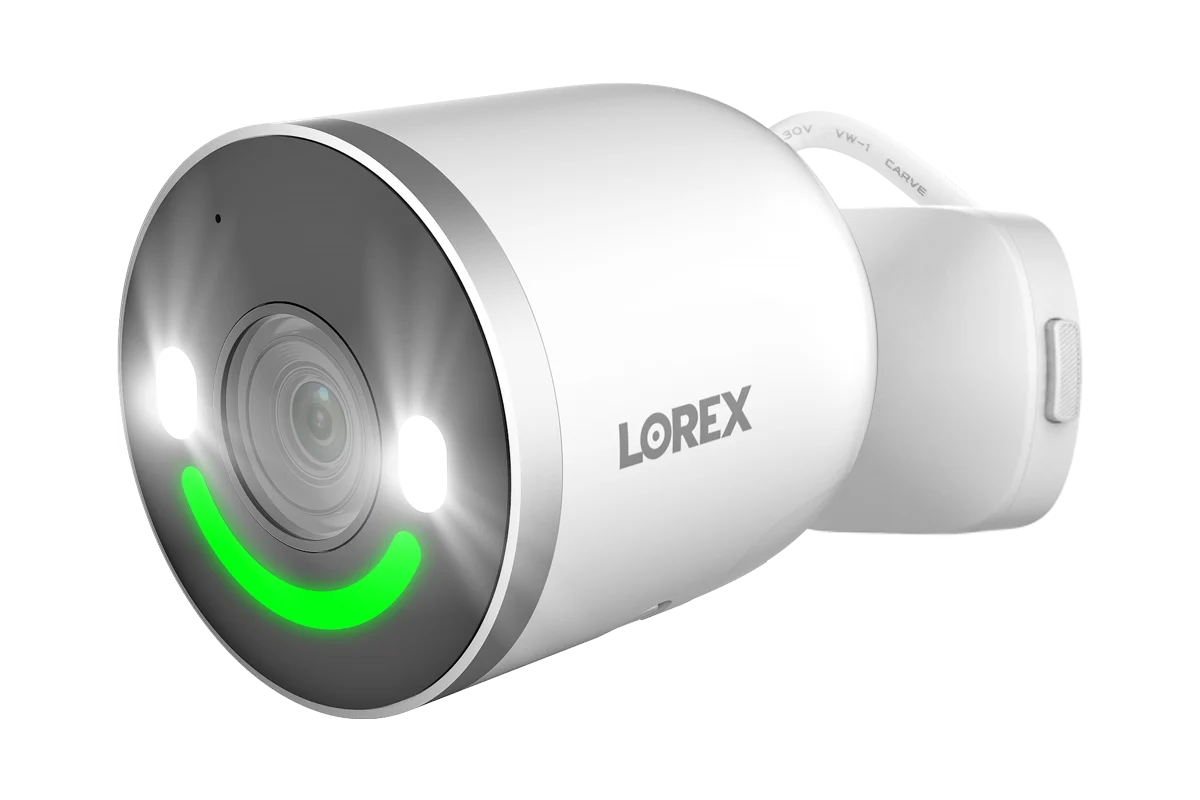 Lorex 4K Spotlight Indoor/Outdoor Wi-Fi 6 Security Camera with Smart Security Lighting