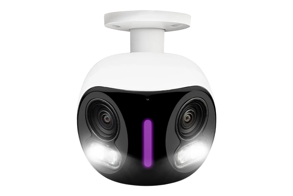 Lorex 4K Dual-Lens Wi-Fi Security Camera with Smart Security Lighting - Amazon