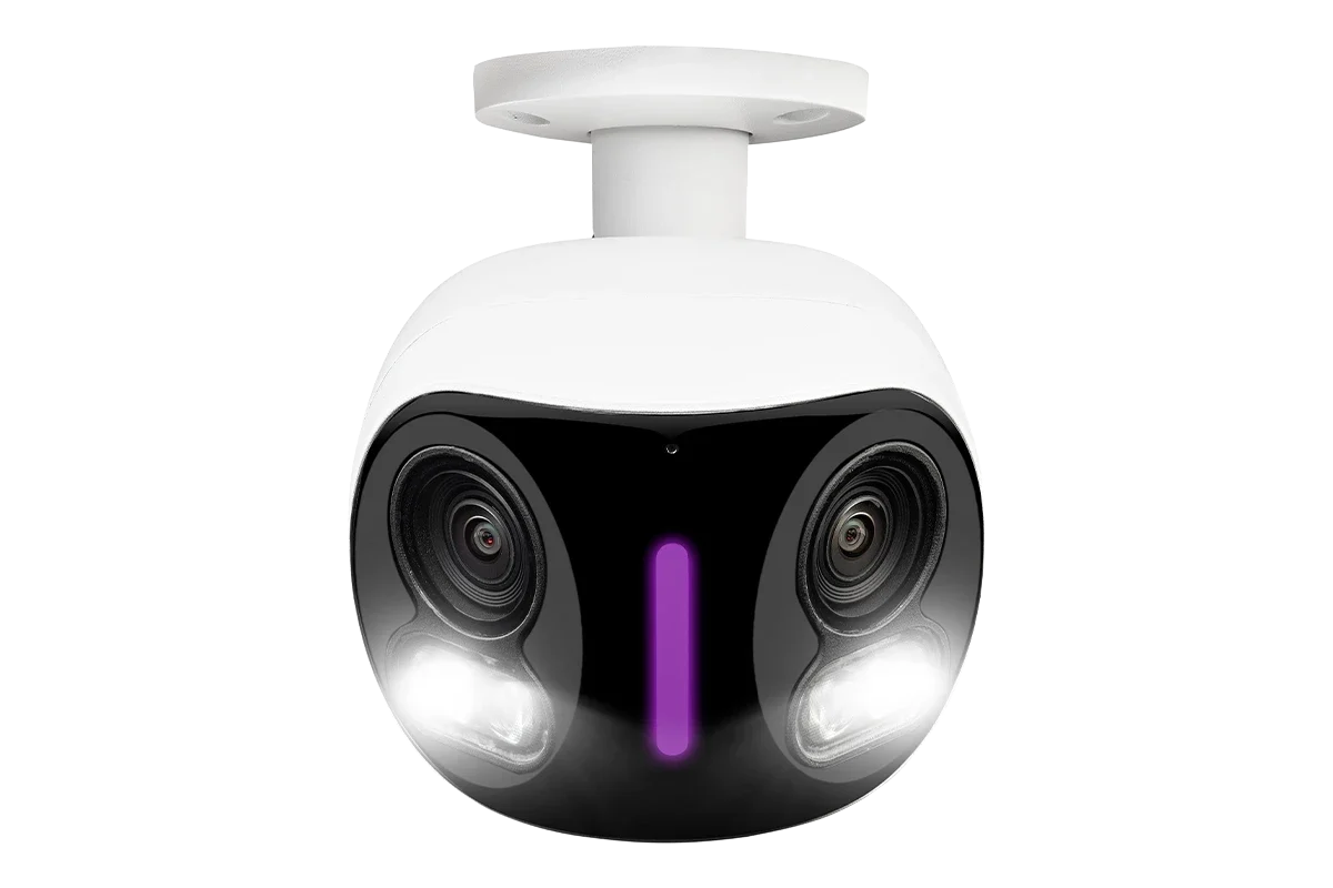 Lorex 4K Dual-Lens Wi-Fi Security Camera with Smart Security Lighting - Amazon