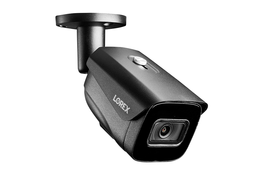 Lorex 4K (32 Camera Capable) 6TB Wired NVR System with Nocturnal 3 Smart IP Bullet Cameras Featuring Listen-In Audio and 30FPS Recording