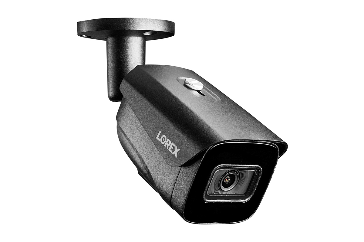 Lorex 4K (32 Camera Capable) 6TB Wired NVR System with Nocturnal 3 Smart IP Bullet Cameras Featuring Listen-In Audio and 30FPS Recording