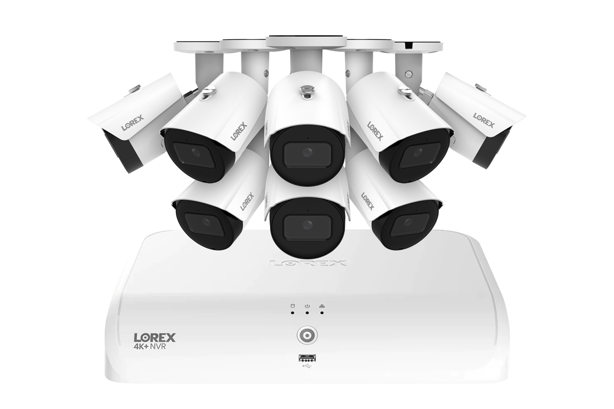 Lorex Fusion Series 4K+ 16 Channel (8 Wired + 8 Fusion Wi-Fi) 2TB Wired System with A14 Wired 4K IP Bullet Cameras
