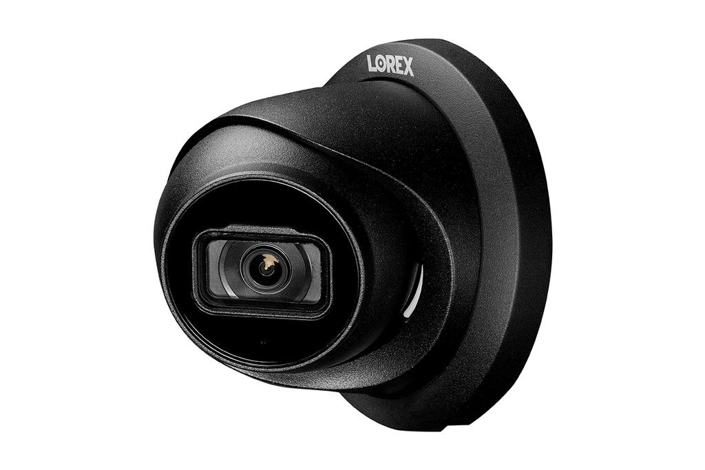 Lorex 4K (32 Camera Capable) 6TB Wired NVR System with Nocturnal 3 Smart IP Turret Cameras Featuring Listen-In Audio and 30FPS Recording