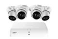 Lorex 4K Fusion 2TB Wired NVR System with 4K IP Dome Cameras