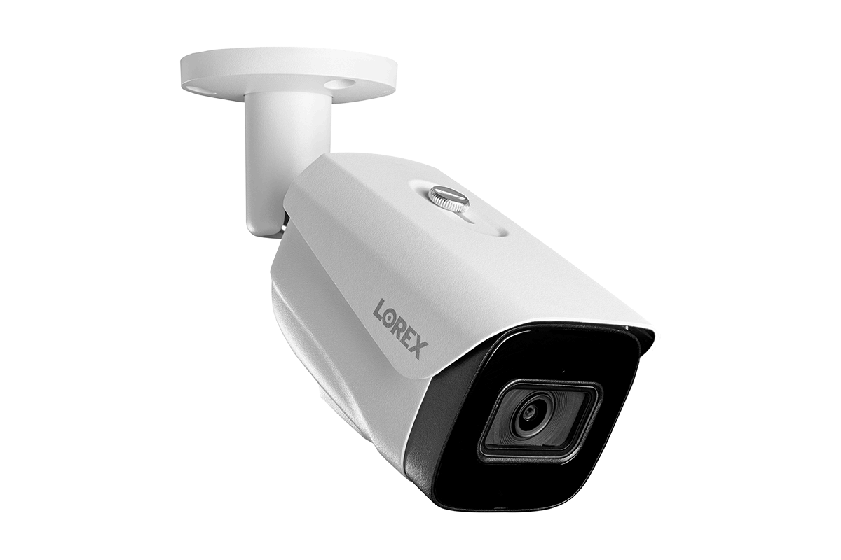 Lorex 4K (32 Camera Capable) 6TB Wired NVR System with Nocturnal 3 Smart IP Bullet Cameras Featuring Listen-In Audio and 30FPS Recording