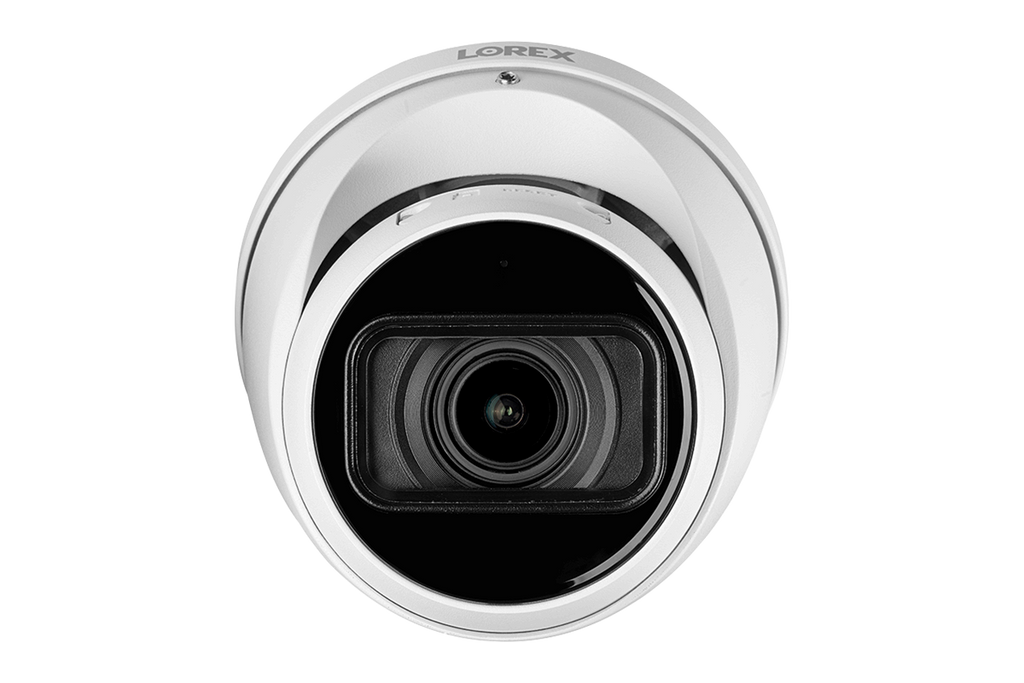 Lorex 4K (32 Camera Capable) 6TB Wired NVR System with Nocturnal 3 Smart IP Turret Cameras Featuring Motorized Varifocal Lens and 30FPS Recording
