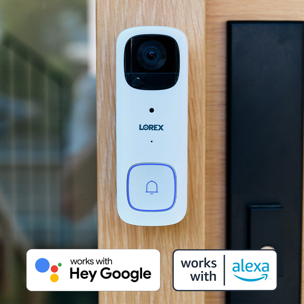 Lorex 2K Wi-Fi Video Doorbell (Battery-Operated, 32GB, Open Box)