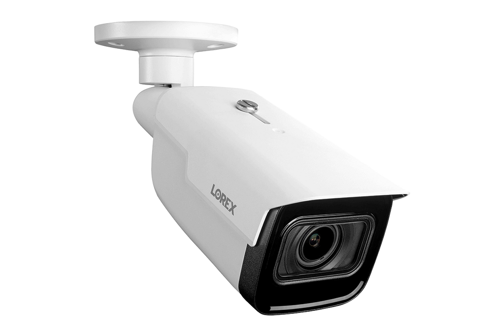 Lorex 4K (32 Camera Capable) 6TB Wired NVR System with Nocturnal 3 Smart IP Bullet Cameras Featuring Motorized Varifocal Lens and 30FPS Recording