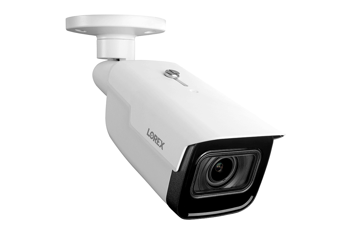 Lorex 4K (32 Camera Capable) 6TB Wired NVR System with Nocturnal 3 Smart IP Bullet Cameras Featuring Motorized Varifocal Lens and 30FPS Recording