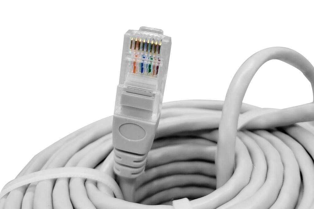 60ft Cat5e Network Ethernet Cable for IP Security Cameras