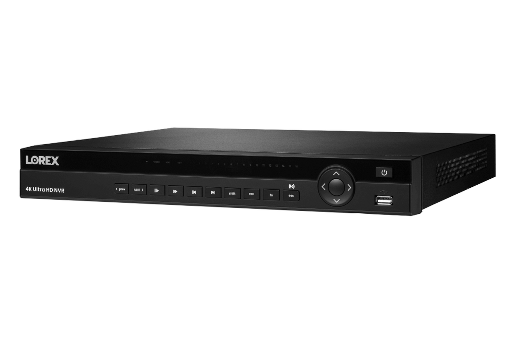 Lorex 4K (32 Camera Capable) Elite Series 6TB NVR with 16 Channel PoE Switch