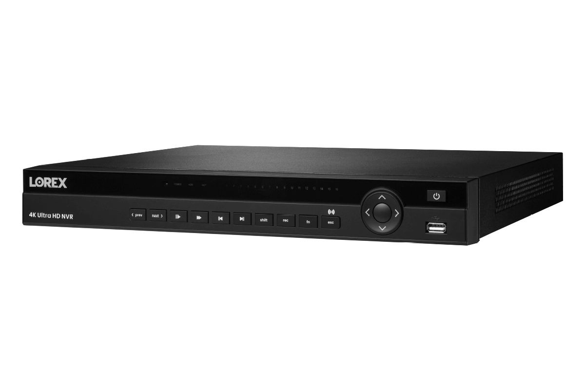 Lorex 4K (32 Camera Capable) Elite Series 6TB NVR with 16 Channel PoE Switch
