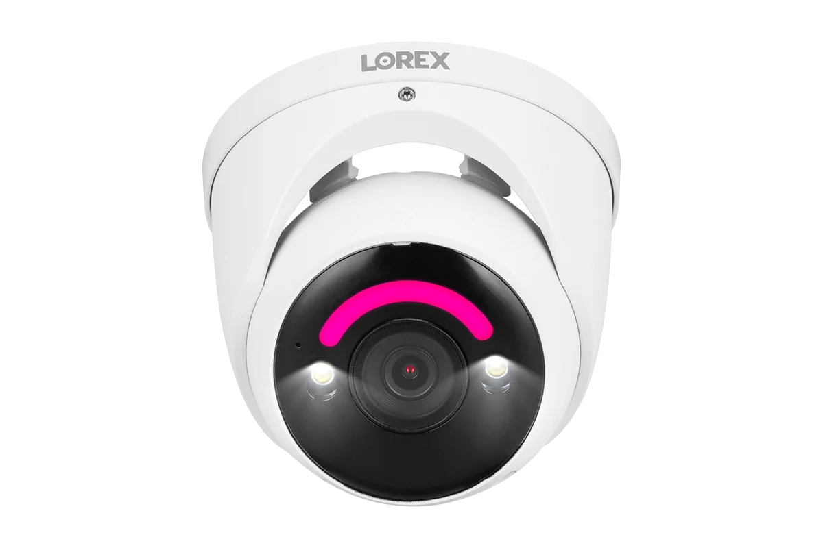 Lorex 4K+ Ultra HD 12MP Smart Security Lighting Deterrence Dome AI PoE IP Wired Camera