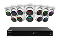 Lorex Fusion Series 4K 16 Camera Capable (Wired or Fusion Wi-Fi) 4TB Wired NVR System with H12 Wired 4K IP Turret Cameras