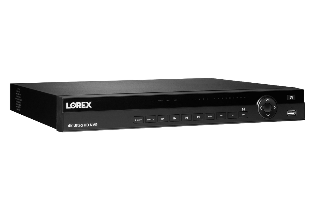 Lorex 4K (32 Camera Capable) Elite Series 6TB NVR with 16 Channel PoE Switch
