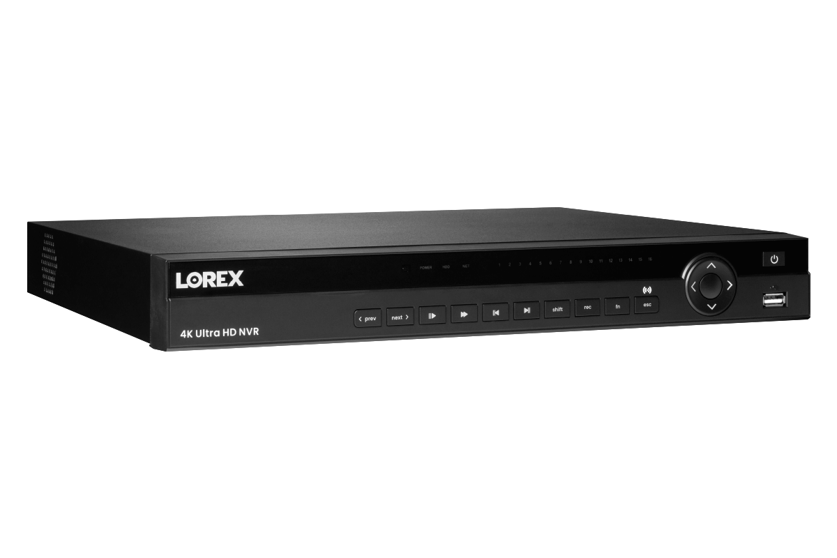Lorex 4K (32 Camera Capable) Elite Series 6TB NVR with 16 Channel PoE Switch