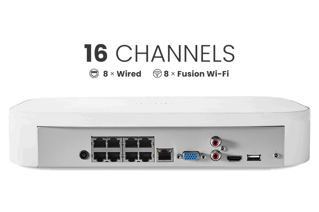 Lorex Fusion Series NVR with Three IP Bullet Cameras - 4K 16-Channel 2TB Wired System - Amazon