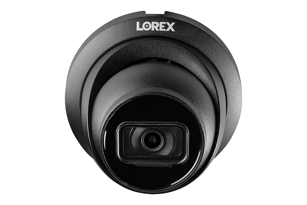 Lorex 4K (32 Camera Capable) 6TB Wired NVR System with Nocturnal 3 Smart IP Turret Cameras Featuring Listen-In Audio and 30FPS Recording