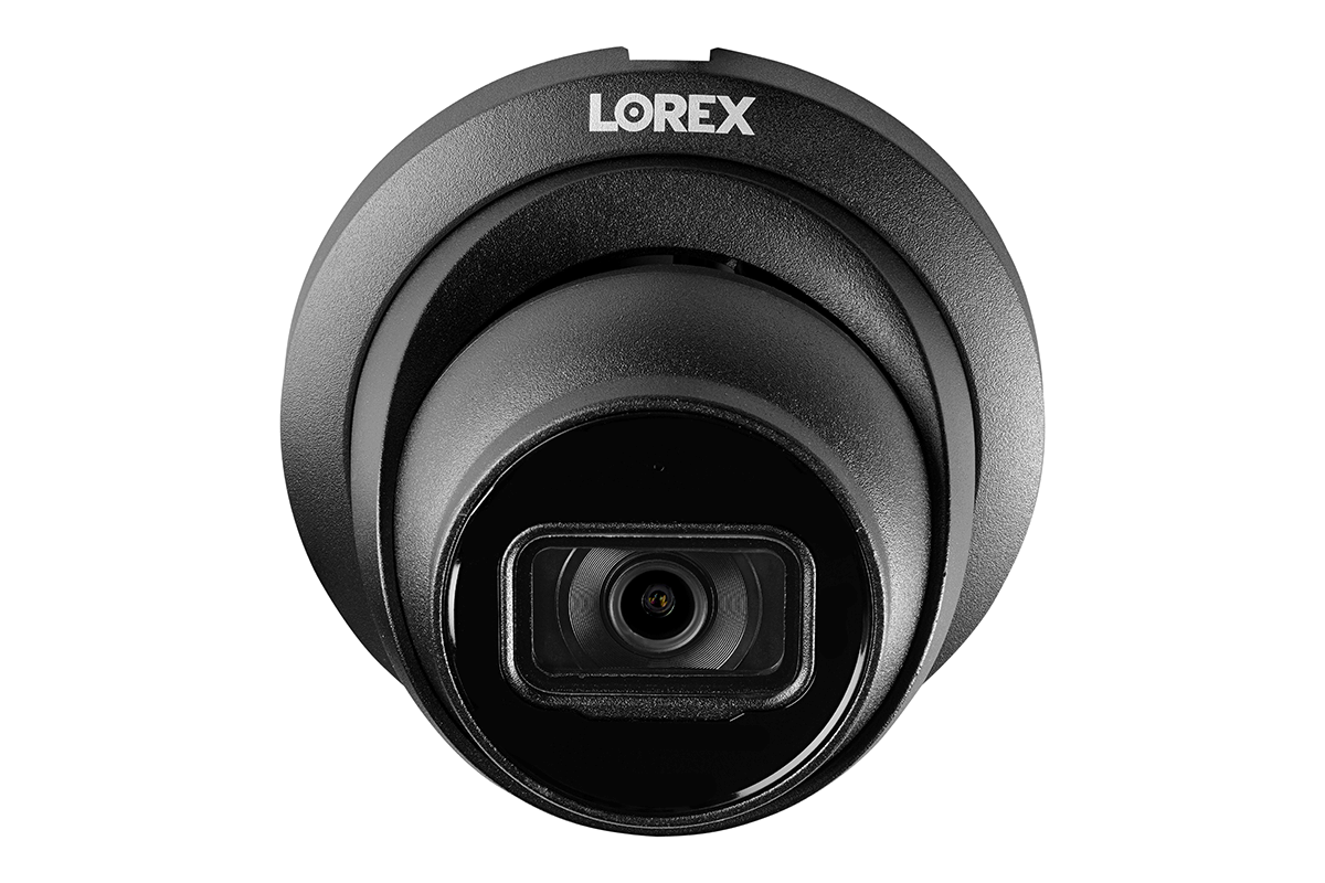Lorex 4K (32 Camera Capable) 6TB Wired NVR System with Nocturnal 3 Smart IP Turret Cameras Featuring Listen-In Audio and 30FPS Recording