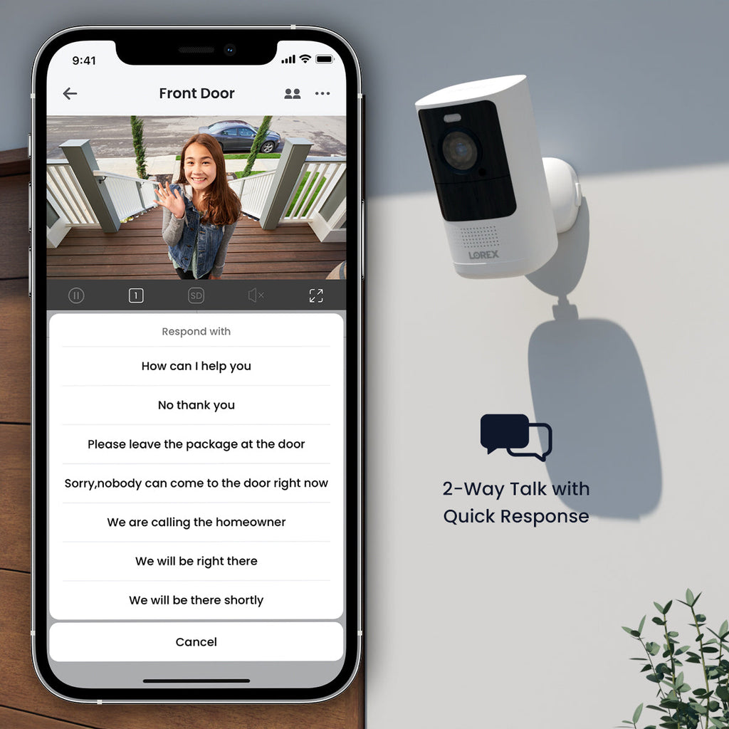 Lorex 4K Spotlight Battery Wi-Fi Security Camera - Open Box
