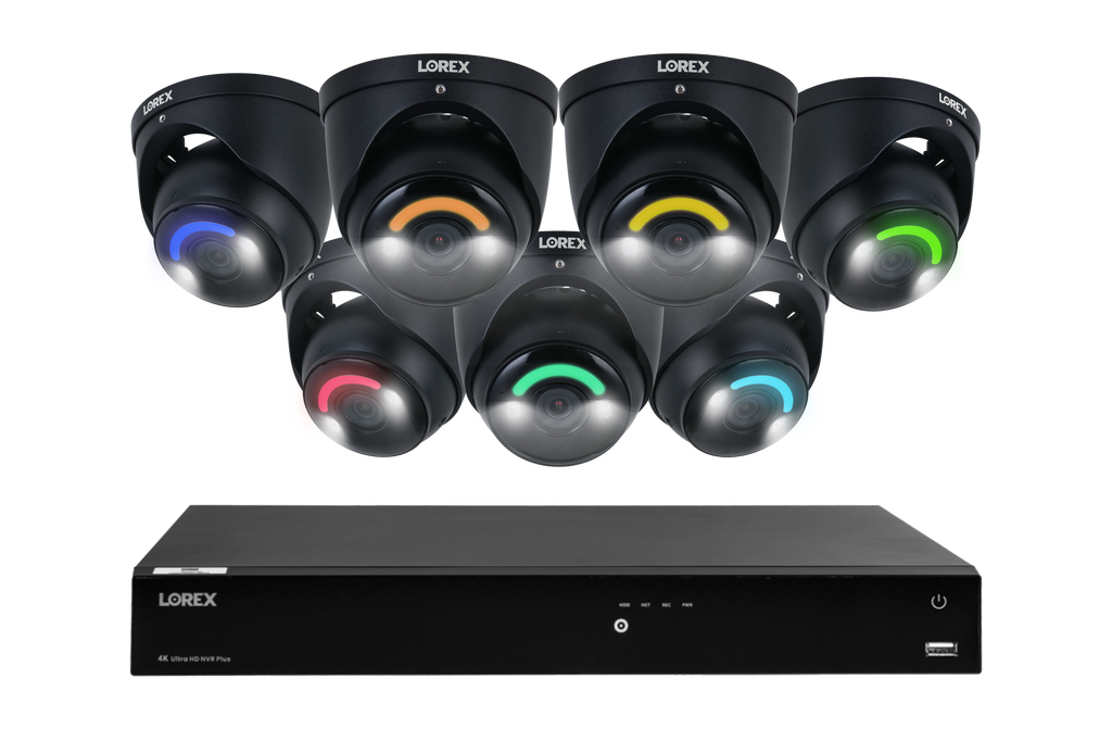 Lorex Fusion Series 4K 16 Camera Capable (Wired or Fusion Wi-Fi) 4TB Wired NVR System with Seven H16 IP Dome Cameras - Amazon