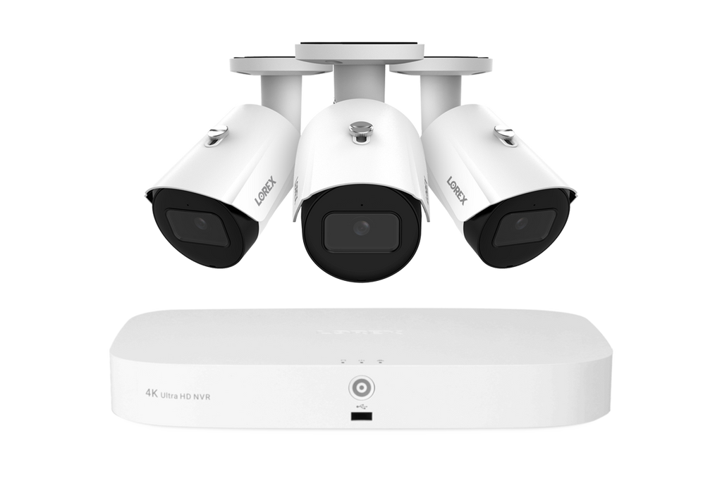 Lorex Fusion Series NVR with Three IP Bullet Cameras - 4K 16-Channel 2TB Wired System - Amazon