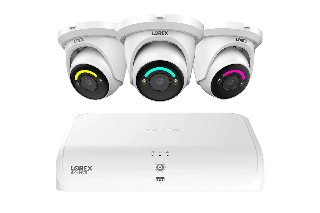 Lorex Fusion Series 4K 16 Channel (8 Wired + 8 Fusion Wi-Fi) 2TB Wired System with H12 Wired 4K IP Dome Cameras (Amazon)
