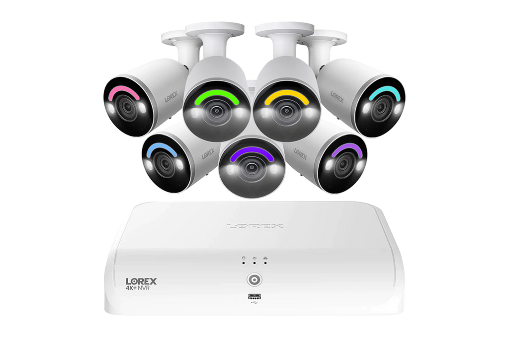 Lorex Fusion Series 4K 16 Channel (8 Wired + 8 Fusion Wi-Fi) 2TB Wired System with H12 Wired 4K IP Bullet Cameras (Amzon)