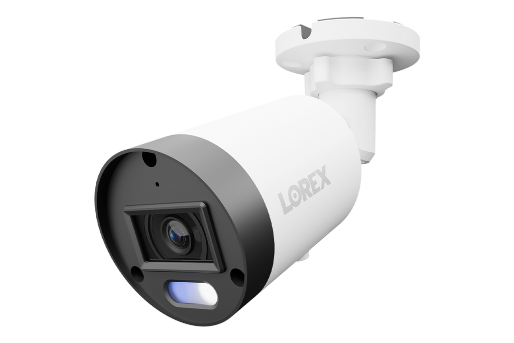 Lorex Connect U3 2K+ PoE Bullet Camera with Red & Blue Deterrence Lights