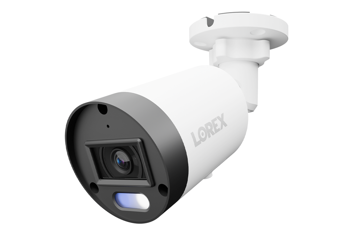 Lorex Connect U3 2K+ PoE Bullet Camera with Red & Blue Deterrence Lights