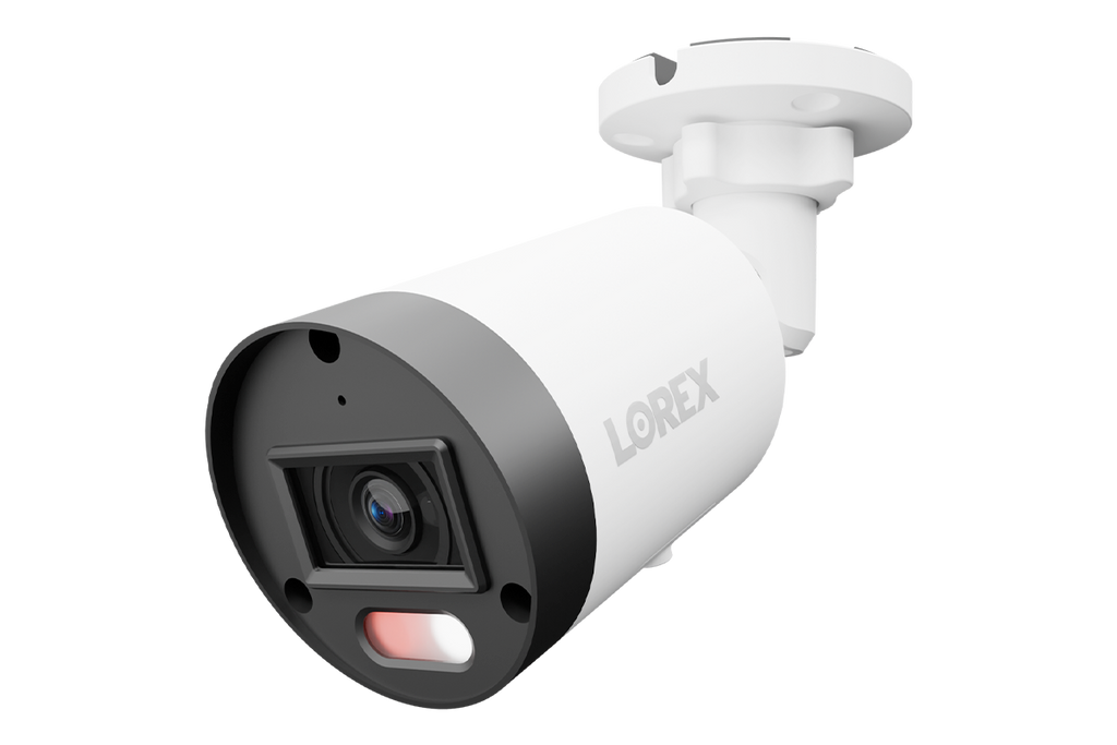 Lorex Connect U3 4K PoE Bullet Camera with Red & Blue Deterrence Lights