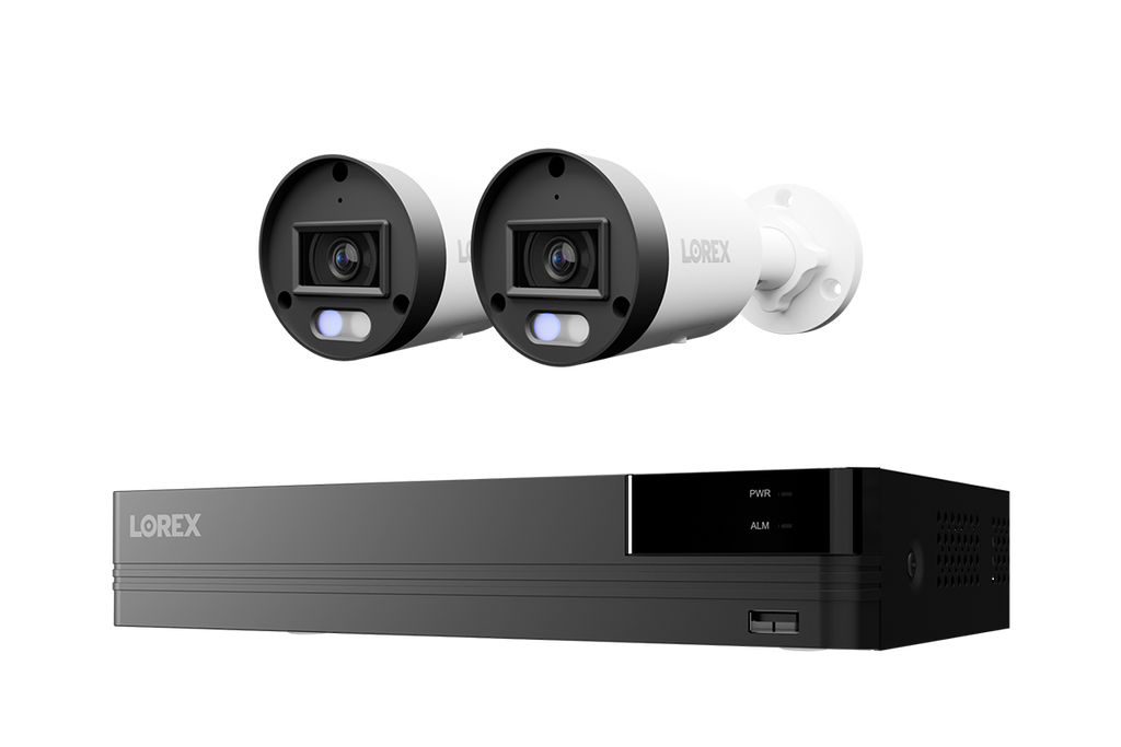 Lorex Connect U Series 4K 8-Channel Wired NVR System with U3 2K+ PoE Bullet Cameras - 2TB
