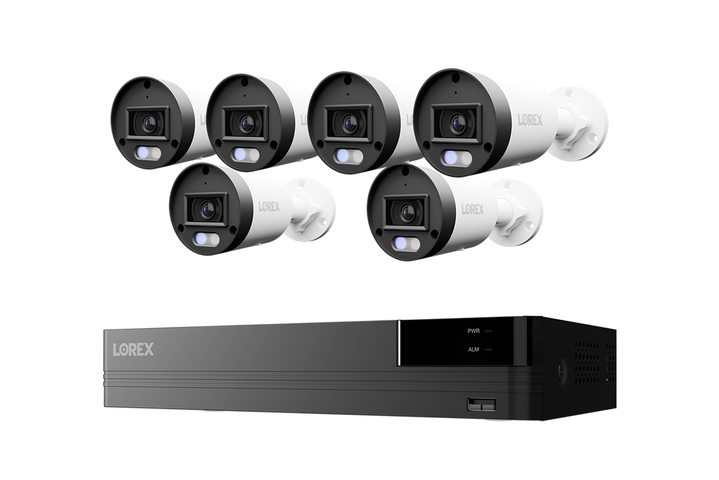 Lorex Connect U Series 4K 8-Channel Wired NVR System with U3 2K+ PoE Bullet Cameras - 2TB