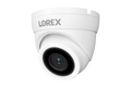 Lorex Connect V3 4K Wired PoE Turret Camera with Smart Security Lighting - White/Black