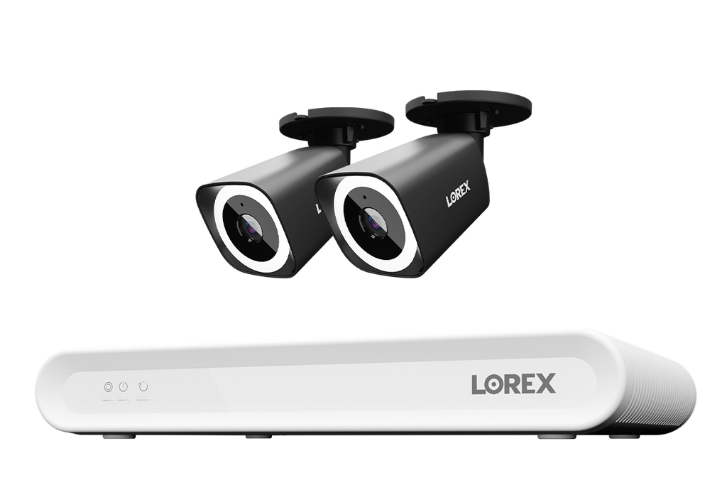 Lorex Connect V Series 4K 8-Channel Wired NVR System with V3 4K PoE Bullet Cameras - 1TB