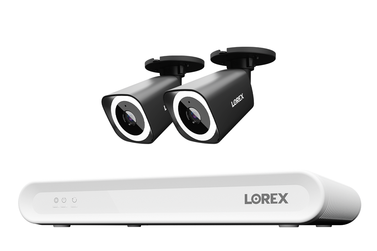 Lorex Connect V Series 4K 8-Channel Wired NVR System with V3 4K PoE Bullet Cameras - 1TB