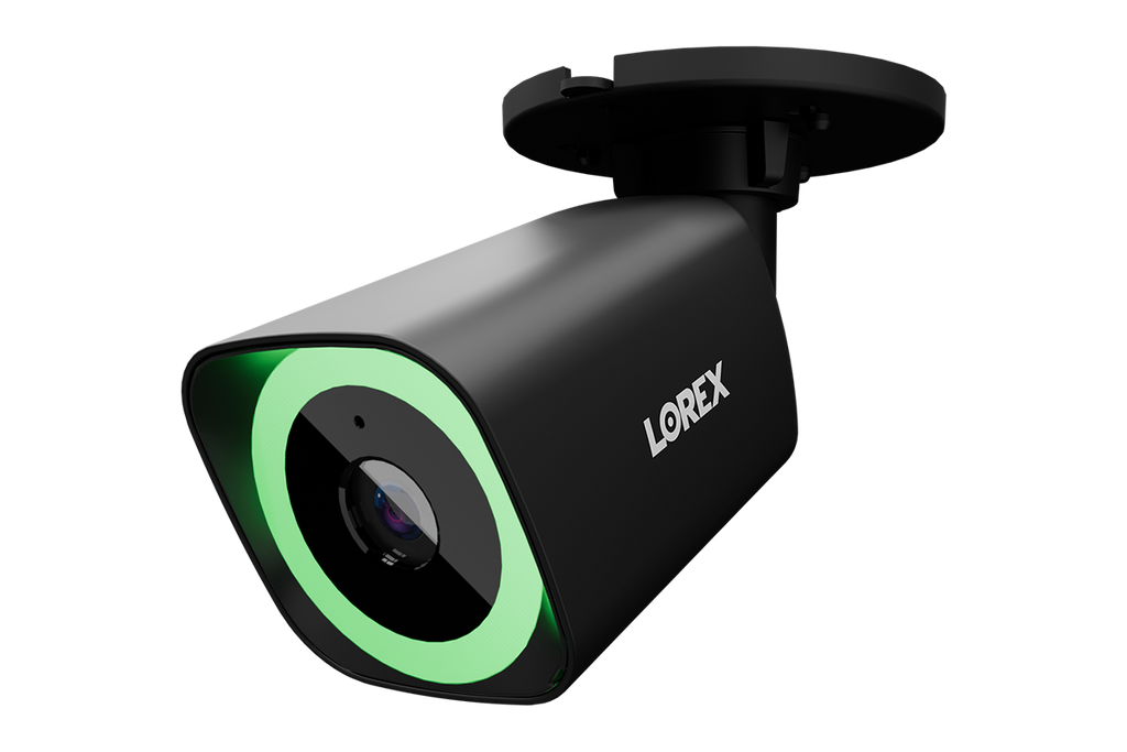 Lorex Connect V5 4K PoE Bullet Cameras with Color Smart Security Lighting - White/Black