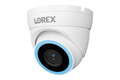 Lorex Connect V5 4K PoE Turret Cameras with Color Smart Security Lighting - White/Black