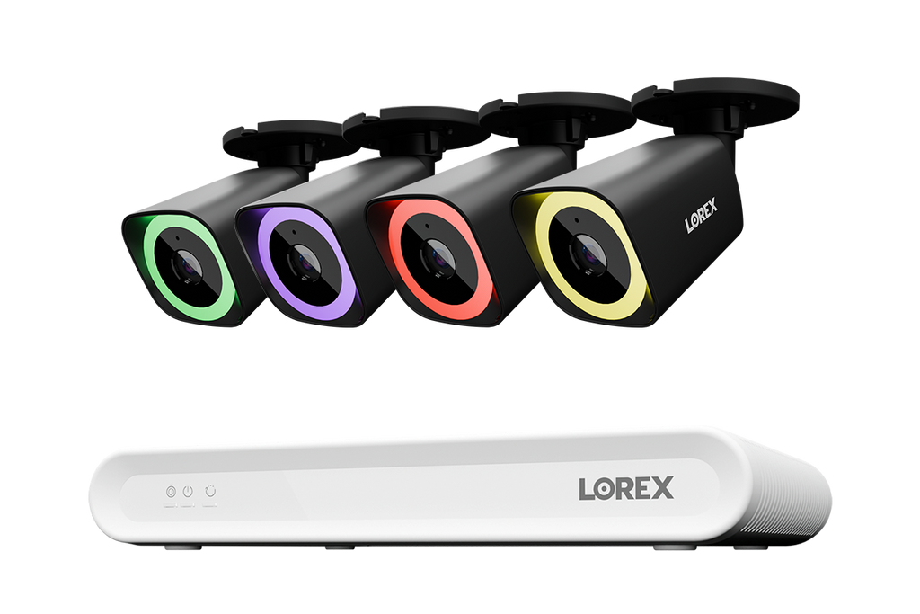 Lorex Connect V Series 4K 8-Channel Wired NVR System with V5 4K PoE Bullet Cameras - 1TB