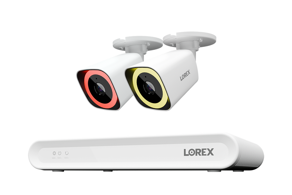 Lorex Connect V Series 4K 8-Channel Wired NVR System with V5 4K PoE Bullet Cameras - 1TB